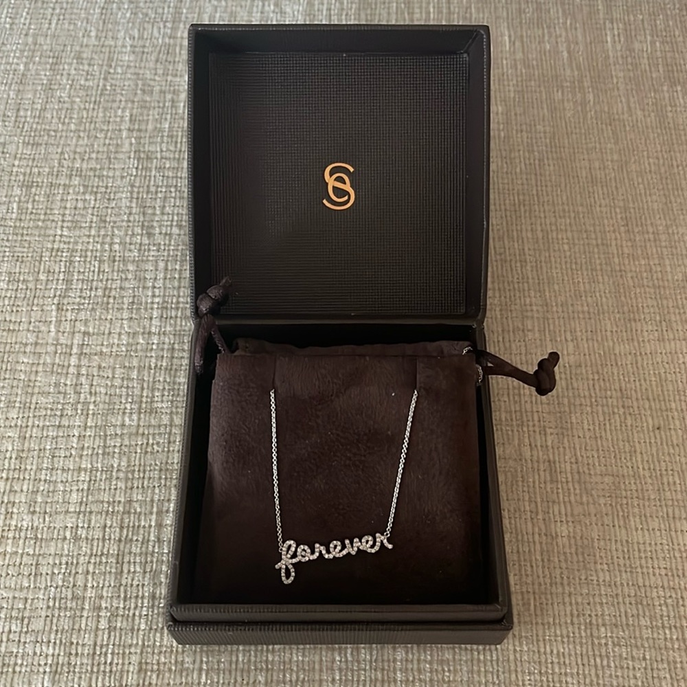 Sydney Evan FOREVER necklace NEW IN BOX